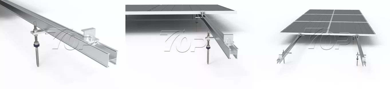 Hanger Bolt for Solar Roof Mounting