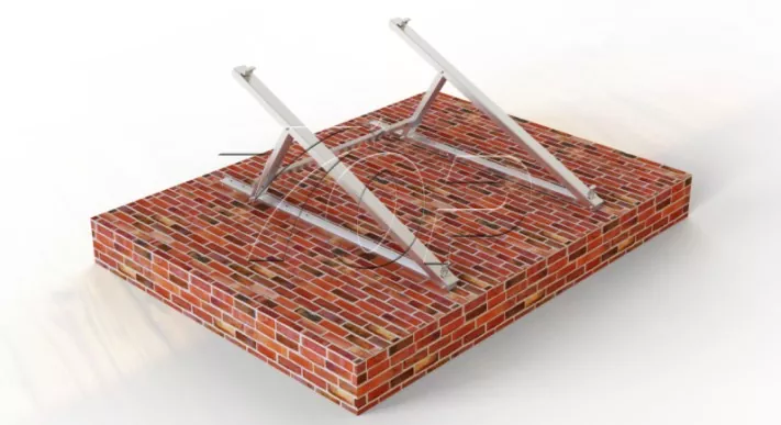 Solar Triangle Ballast Flat Roof Mounting System