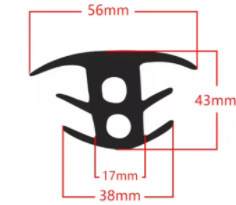 Solar Panel Sealing Waterproof Rubber Strip