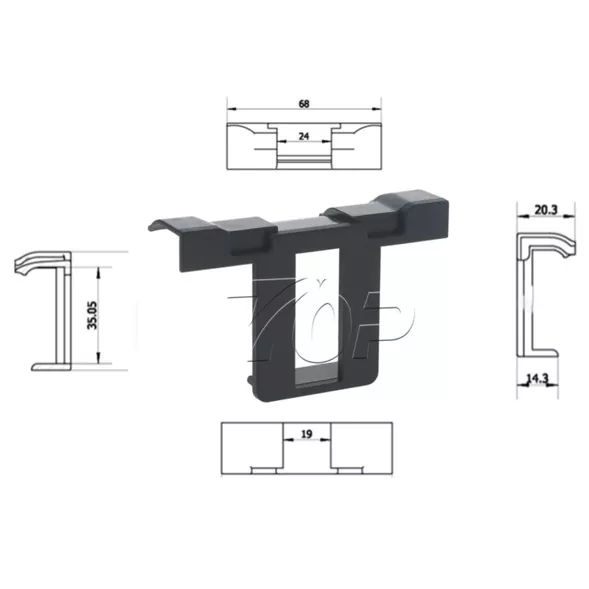Пластични клипови за одвод на вода